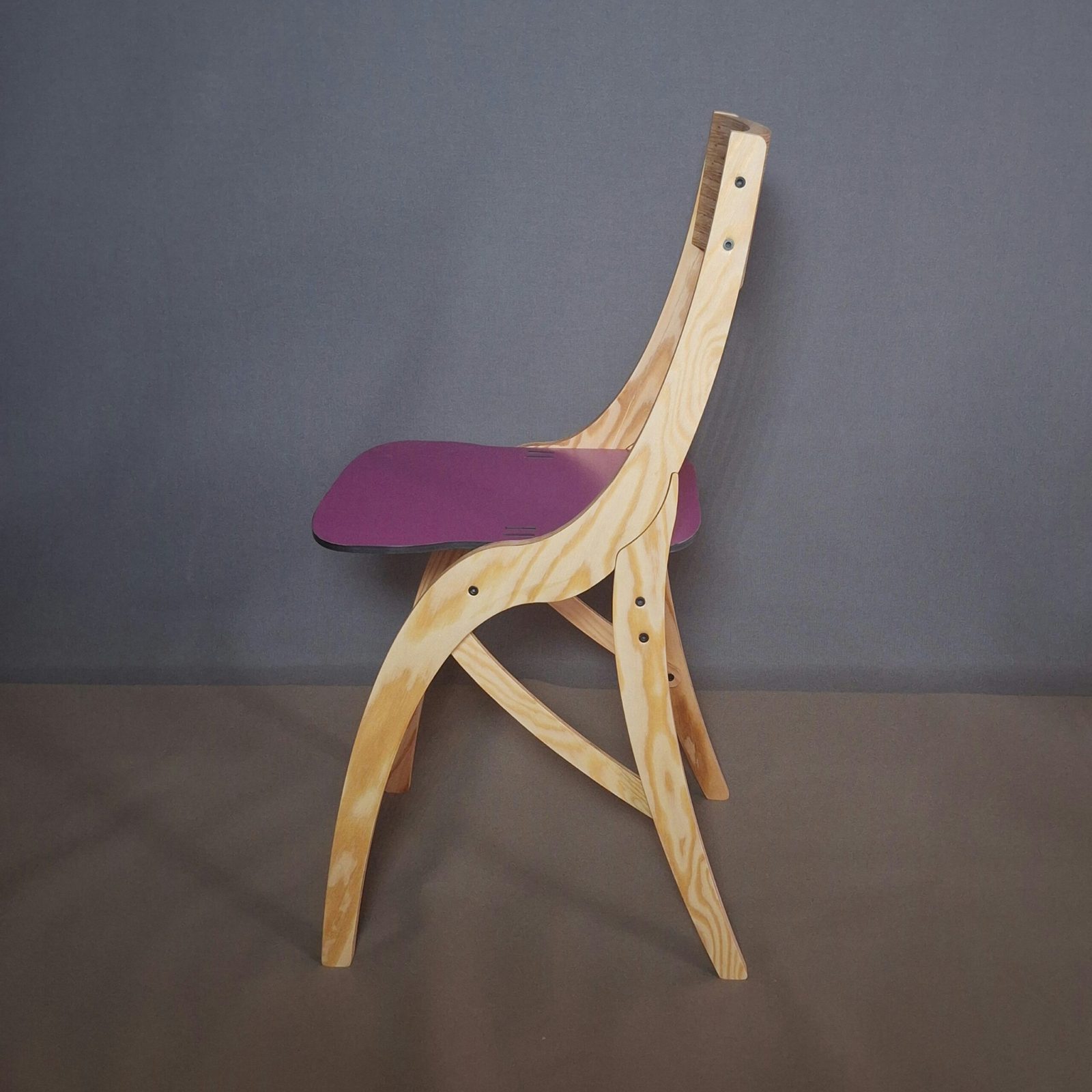 Chaise pliable colorée — vue 5
