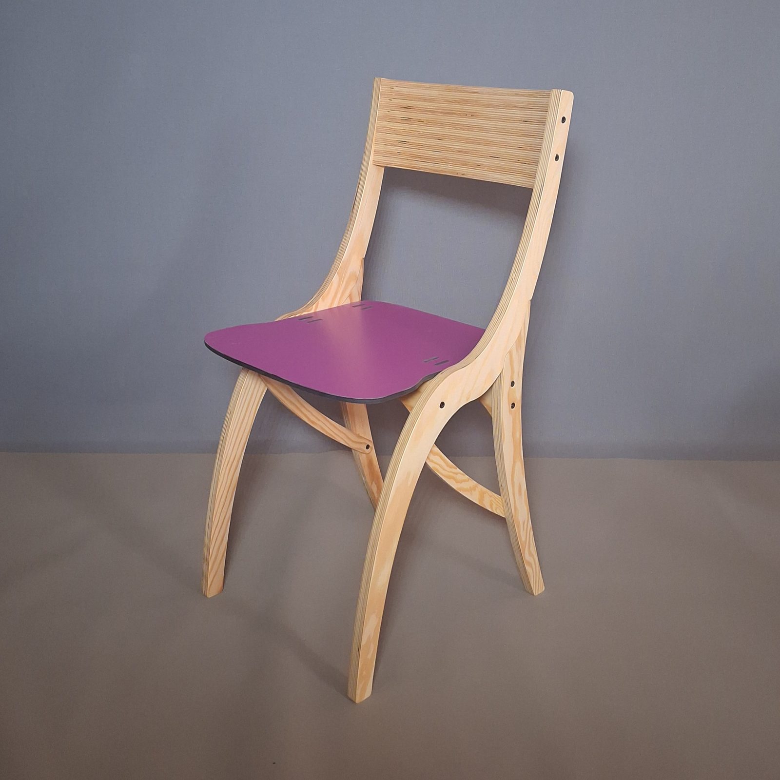 Chaise pliable colorée — vue 6