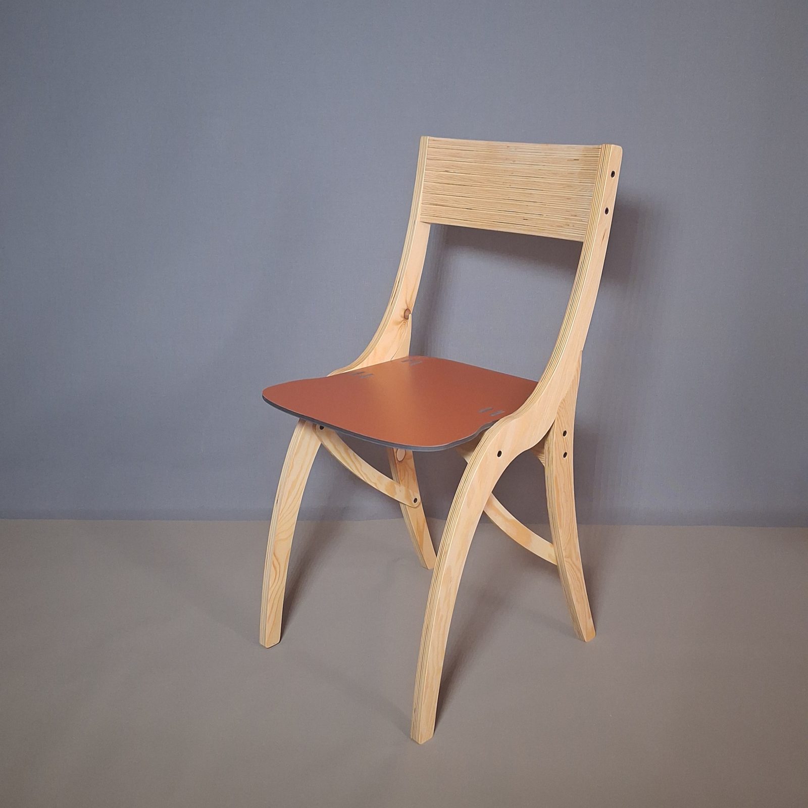 Chaise pliable colorée — vue 8