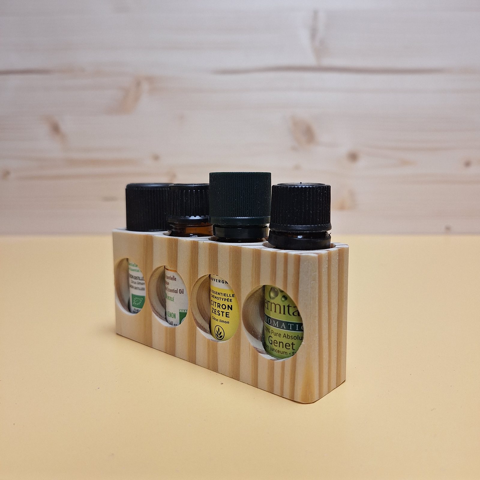 présentoir 4 huiles essentielles — vue 1