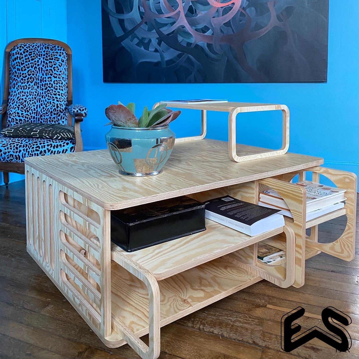 Table basse 5 en 1 — vue 1