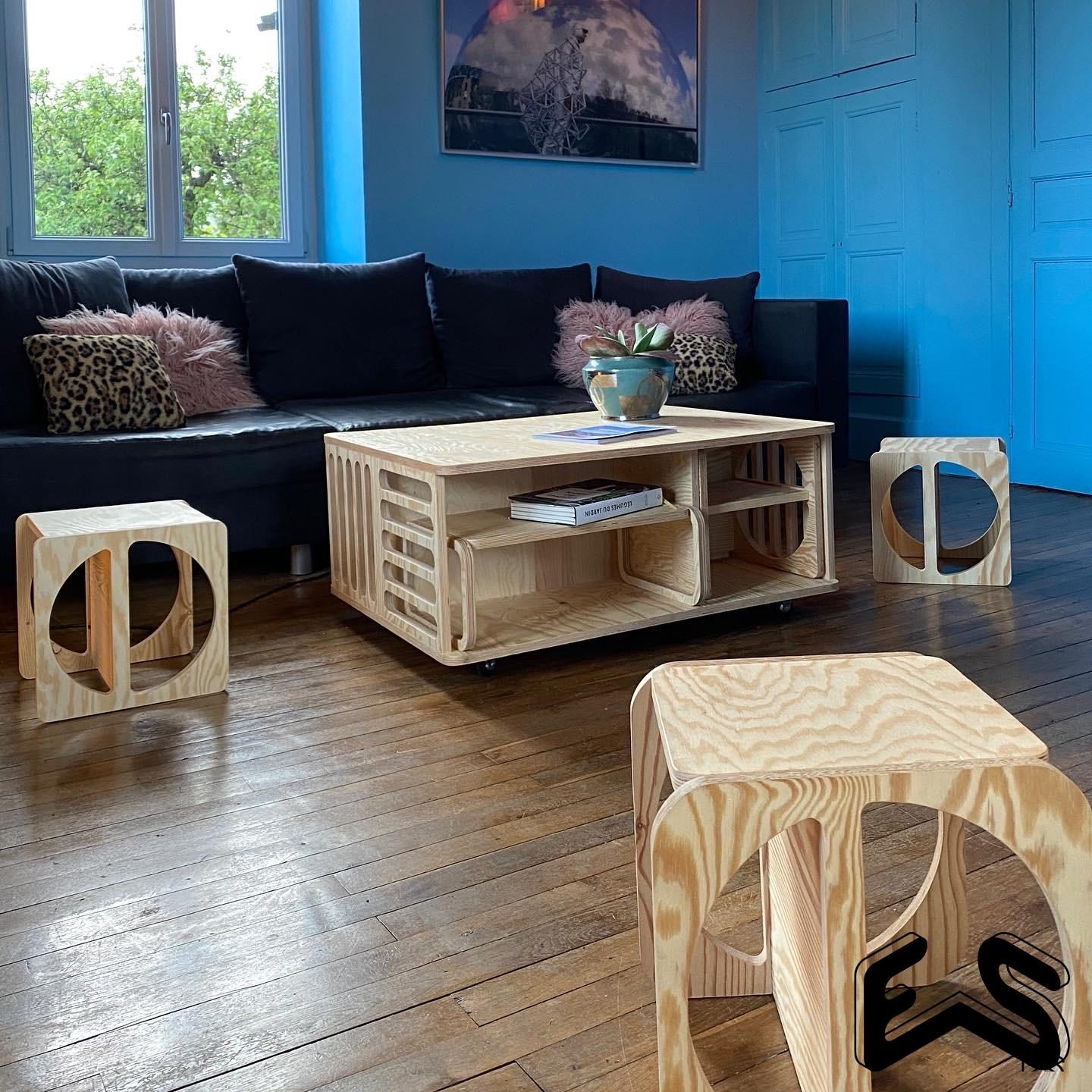 Table basse 5 en 1 — vue 4