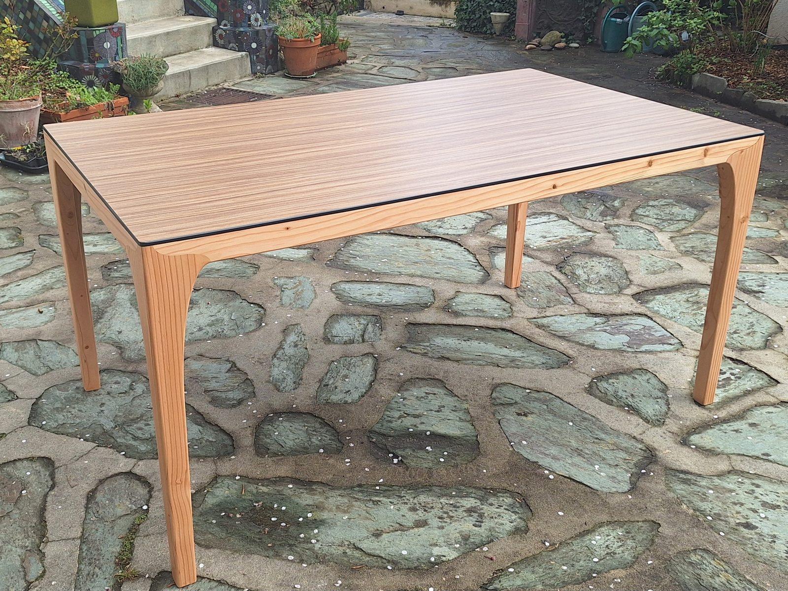 Table ellipse sur mesure — vue 2