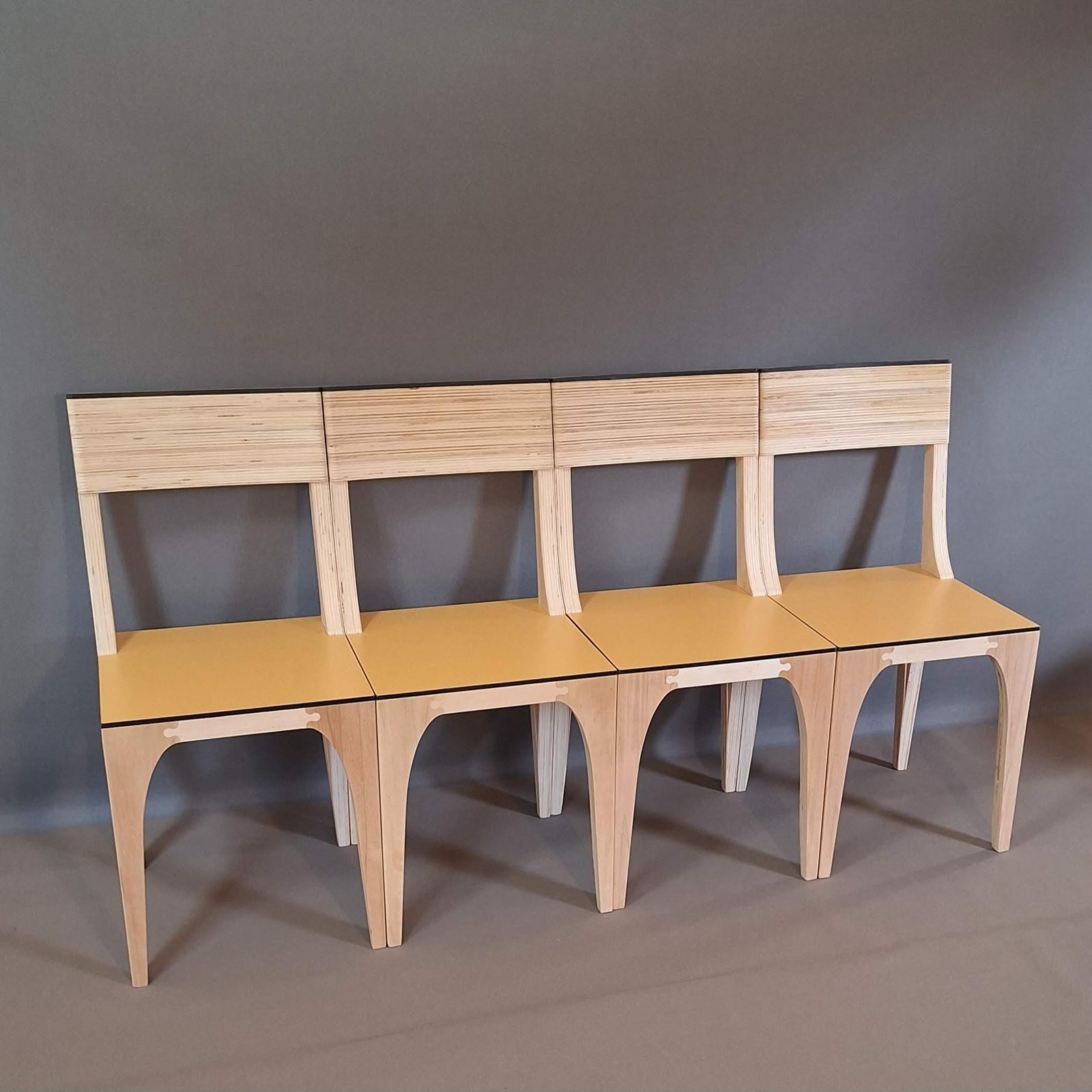 Table et chaises de Salon 100*100 cm — vue 4