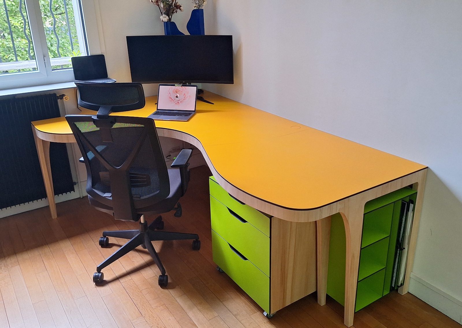 bureau d'angle sur mesure